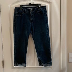 Bandolinoblu, size 12, denim capris